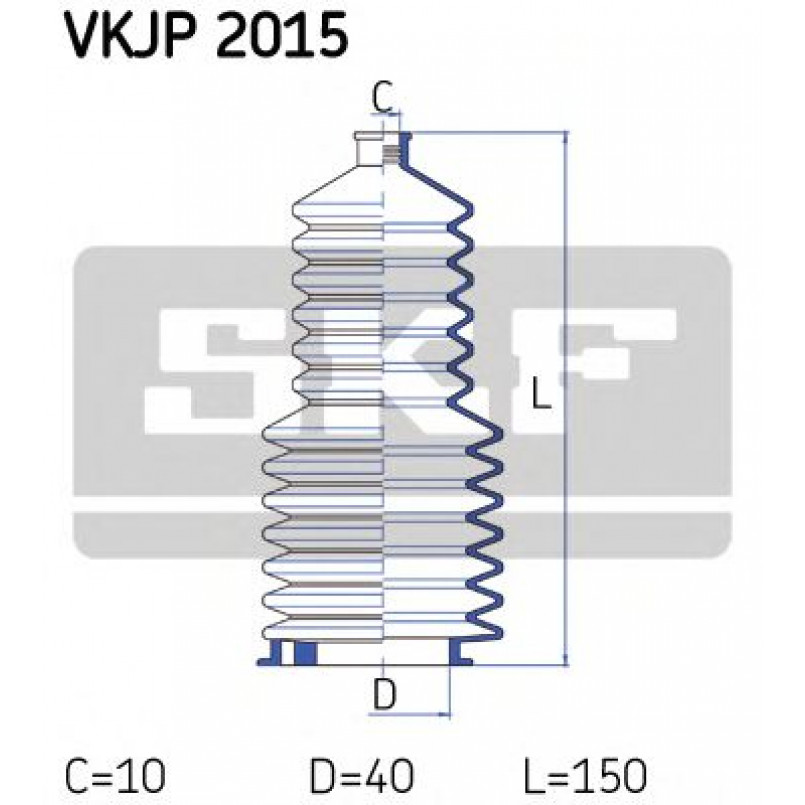 VKJP 2015 SKF - Пильовик привідного валу